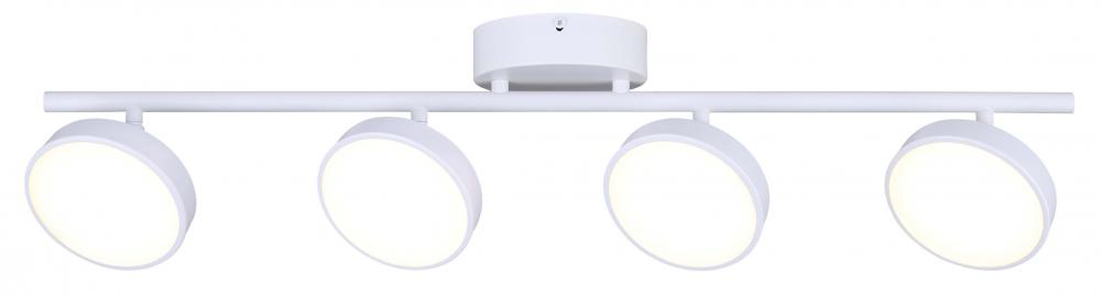 Neelia, LT257A04WH, MWH Color, 4 Lt LED Track, Acrylic, 27.5W LED (Integrated), Dimmable