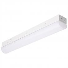 Nuvo 65/1700 - 2 ft. LED; 20 Watt Linear Strip Light; CCT Selectable; White Finish; 120-277 Volt; Microwave Sensor